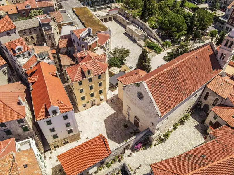 Šibenik Old Town House — drone view 3